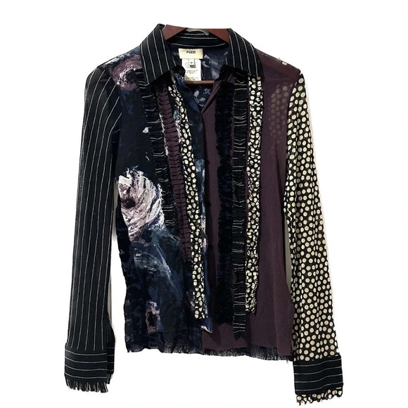 Vince Ribbed Turtleneck Half Zip Sweater 